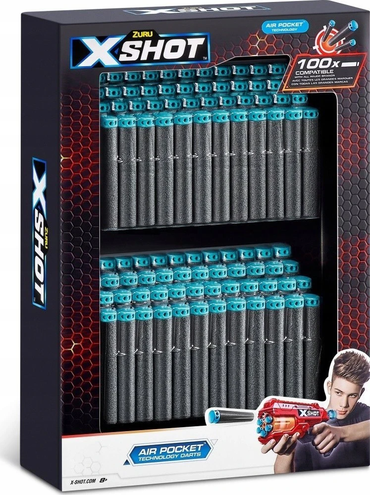 XShot *****ZURU X-SHOT Excel rodyklių rinkinys 100vnt 5639