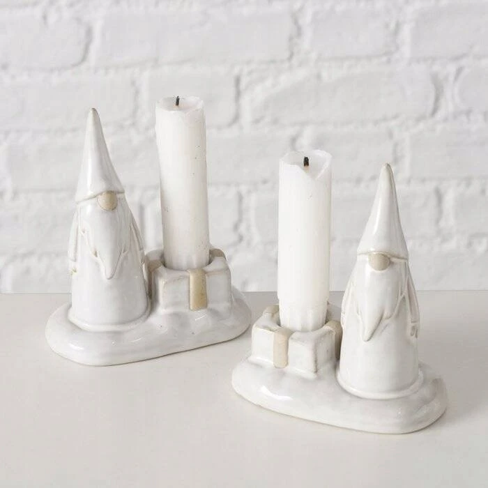 Žvakidė Boltze su gnomu vienai žvakei SLAVKO, aukštis 11 cm