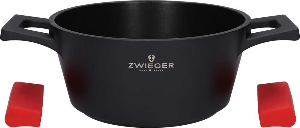 ZWIEGER PUODAS SU DANČIU ALUMINIUMINIS NEPRIKLANTAS INDUKCINIŲ DUJŲ OBSIDIANAS 20CM 2L