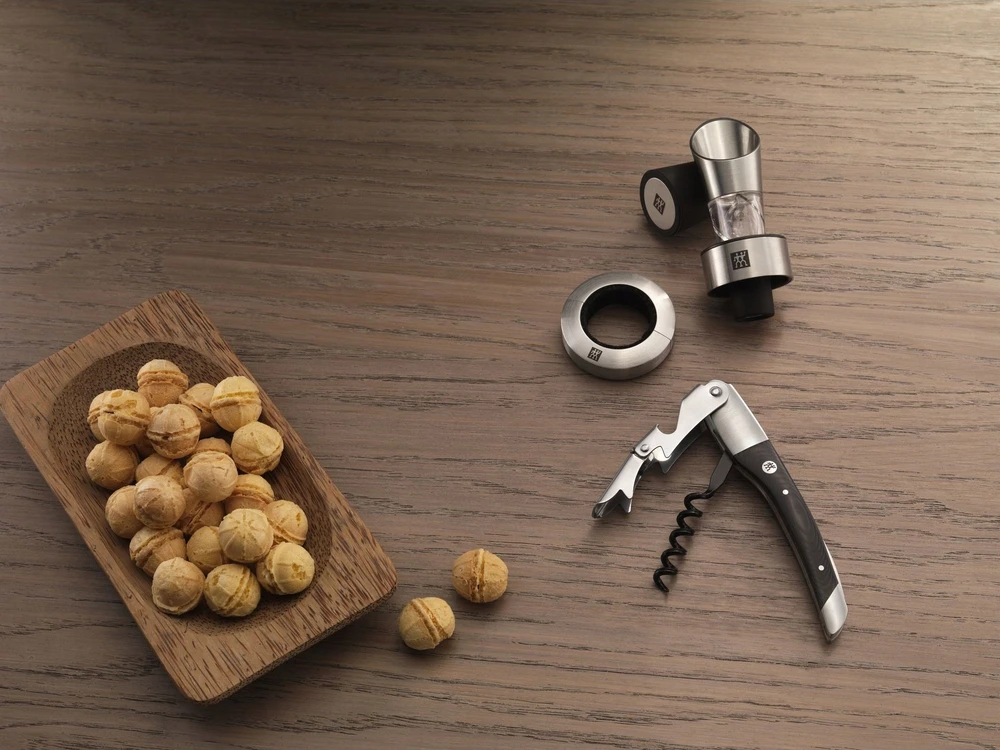 ZWILLING Wine Aerator-Pourer-Stopper Butelis Nerūdijančiojo plieno