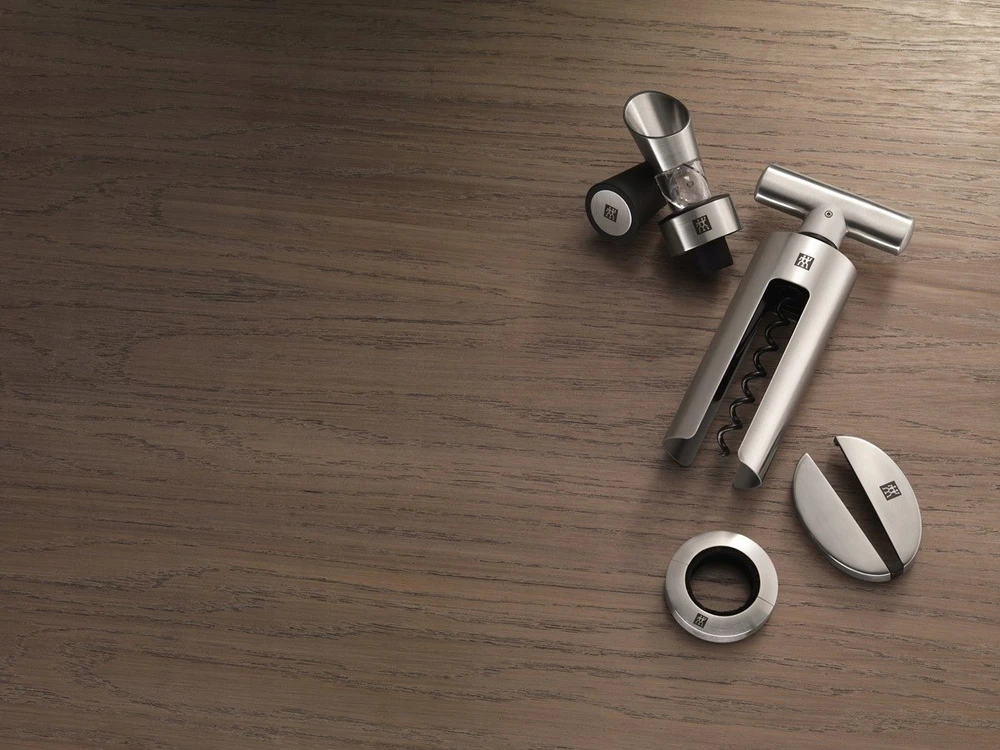 ZWILLING Wine Aerator-Pourer-Stopper Butelis Nerūdijančiojo plieno