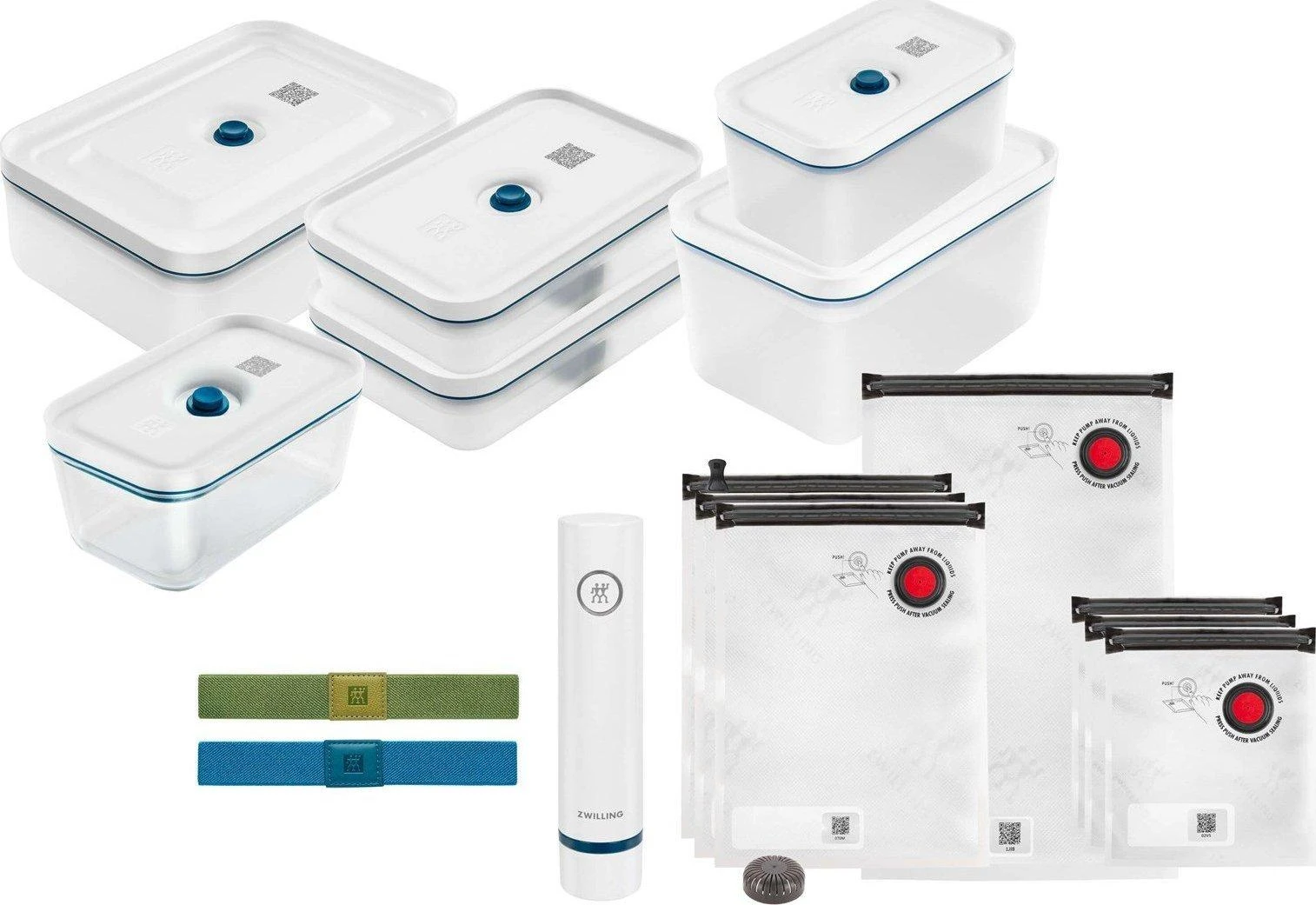 Zwilling Fresh & Save M/L Plastikinis vakuumavimo rinkinys
