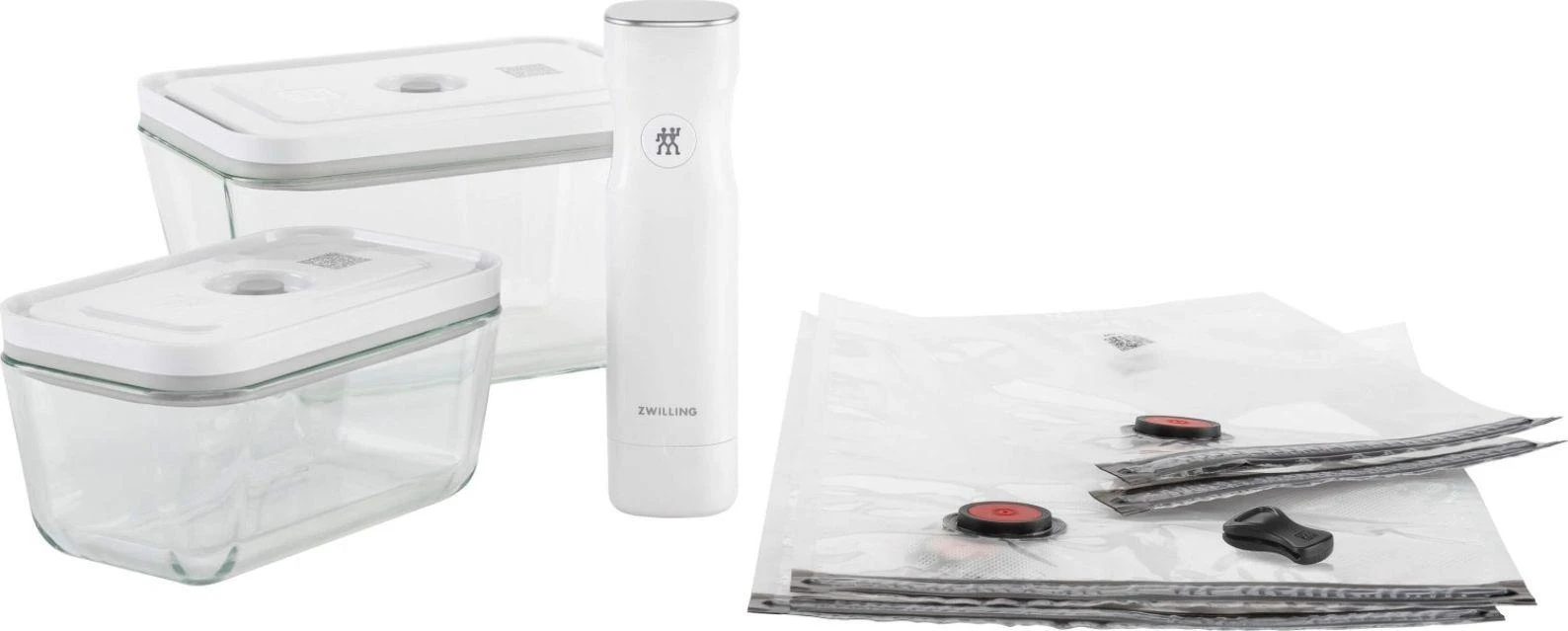 Vakuumavimo rinkinys ZWILLING Fresh & Save 7 dalių, Stiklas, M/L