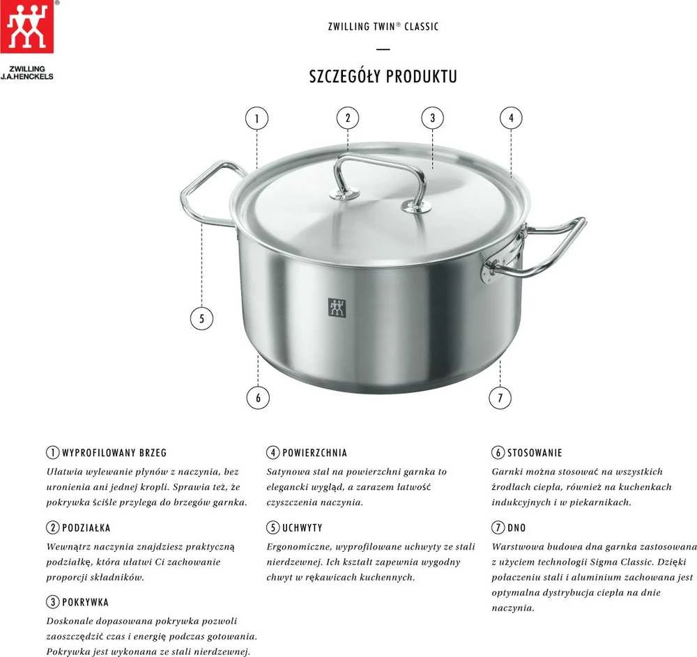Zwilling 40913-240-0 Klasikinis puodas,