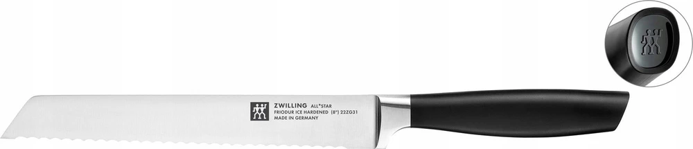 Zwilling All Star Rinkinys W Bloku 7 el. juoda