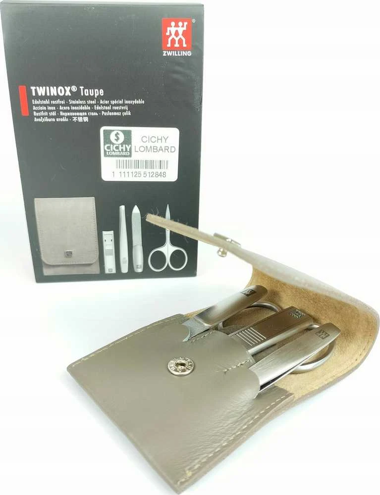 Zwilling komplektas do manicure - taupe, 4 elementy