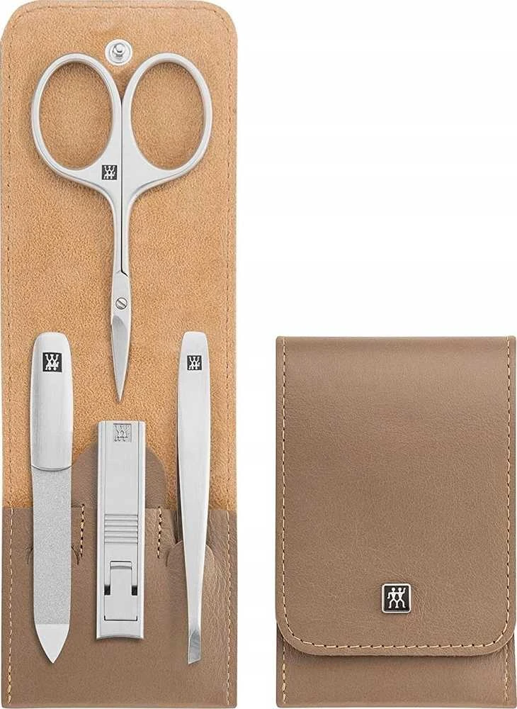 Zwilling komplektas do manicure - taupe, 4 elementy