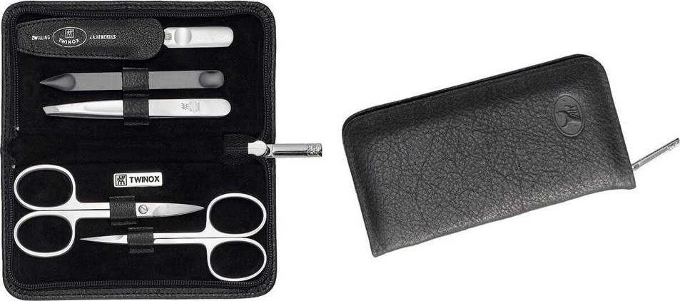 Zwilling komplektas do manicure - juoda etui, 5 dalys