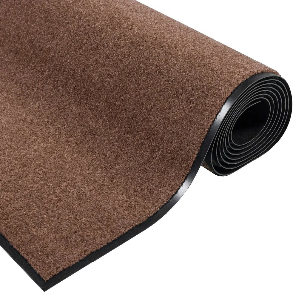 Durų kilimėlis Ruda ir juoda 120 x 250 cm 100% poliamidas