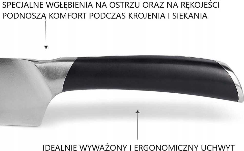 Zyliss Zyliss -Comfort Pro virėjo peilis - 20 cm nerūdijančio plieno