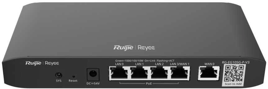 Maršrutizatorius Ruijie Reyee RG-EG105G-V3 router
