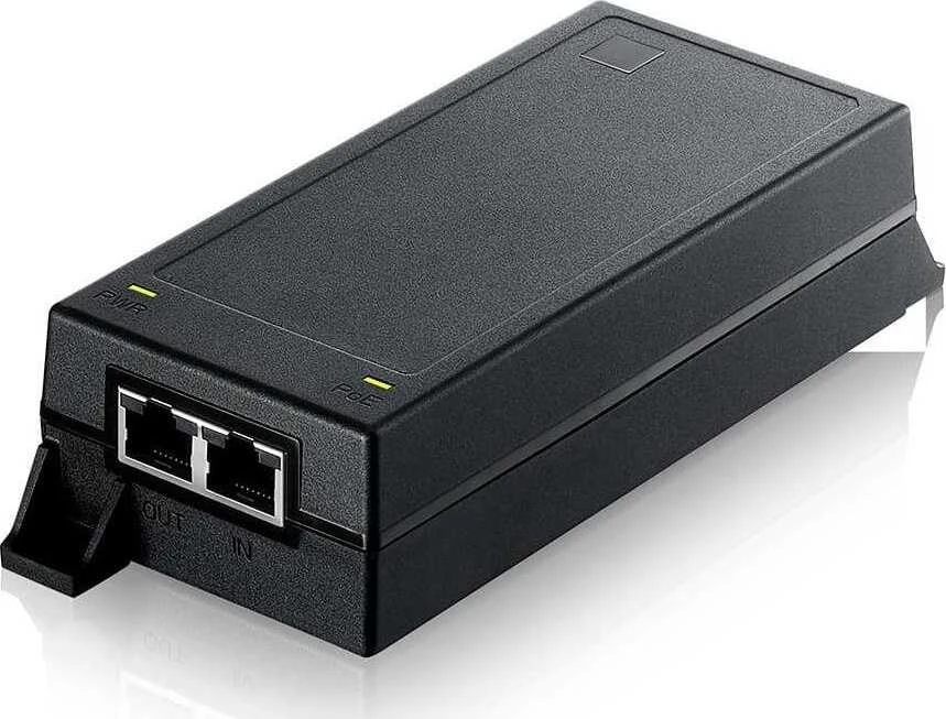 Šakotuvas ZYXEL POE12-90W kelių gigabitų vieno prievado 90W POE injektorius (5 metų garantija)