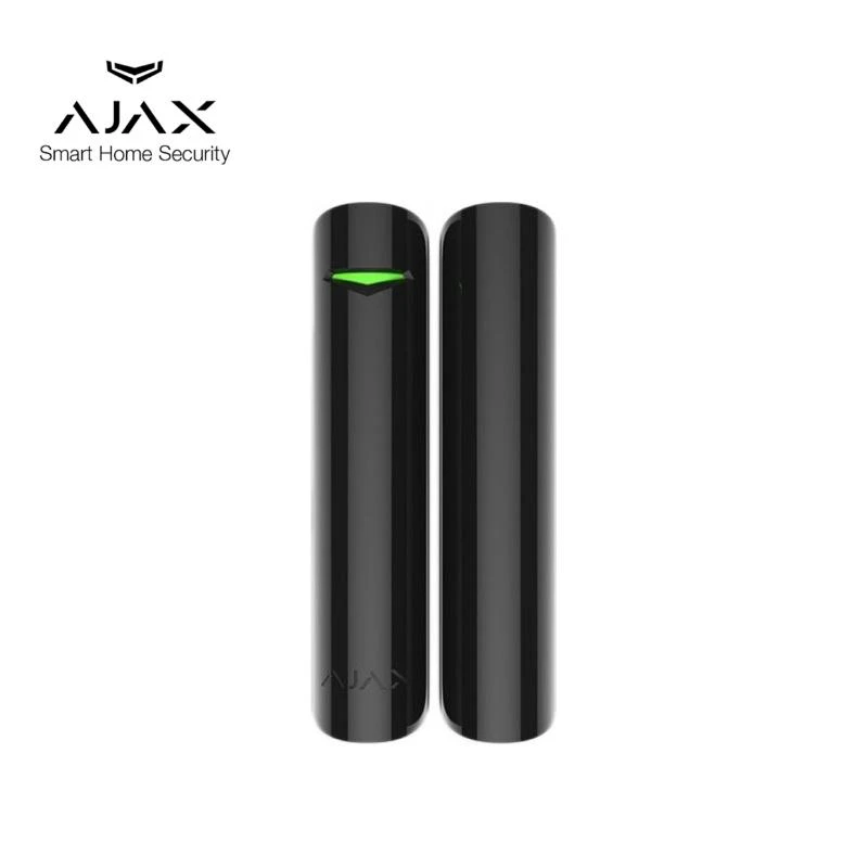 Ajax DoorProtect Plus juodas magnetinis kontaktas