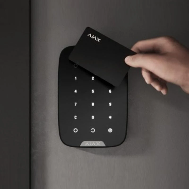 Signalizacijos Klaviatūra Ajax Keypad Plus, Juodos spalvos