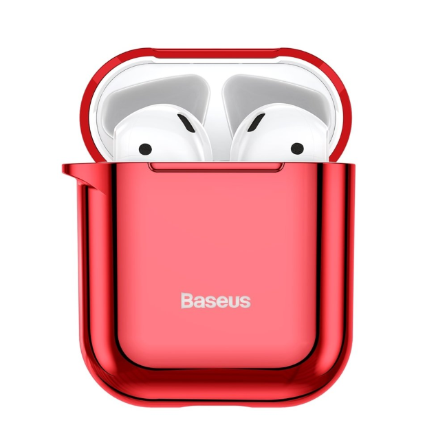 Baseus Shining kablys dėklas Apple AirPods - Raudonas