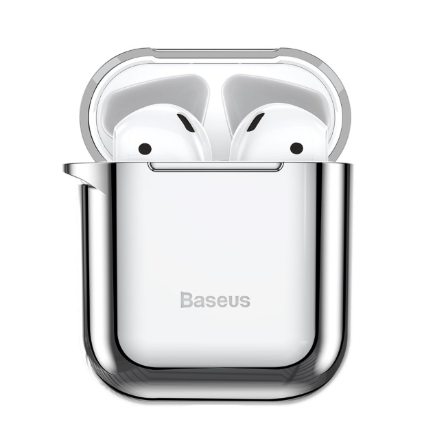Baseus Shining kablys dėklas Apple AirPods - Sidabrinis