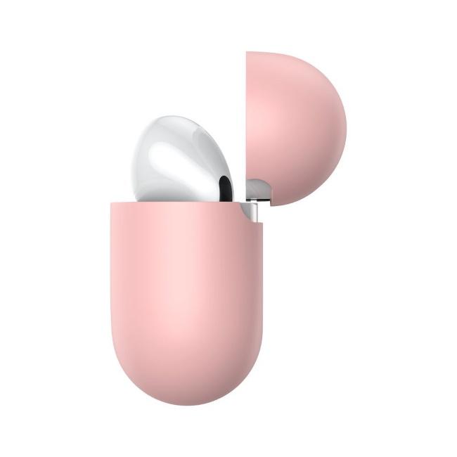 „Baseus“ silikagelio dėklo apsauga, skirta „Apple Airpods Pro“, rožinė (WIAPPOD-ABZ04)