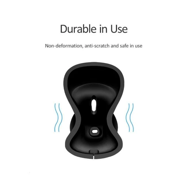 USAMS 2in1 silikoninis įkrovimo stovas Apple Watch ir AirPods ausinėms Juodas ZJ51ZJ01 (US-ZJ051)