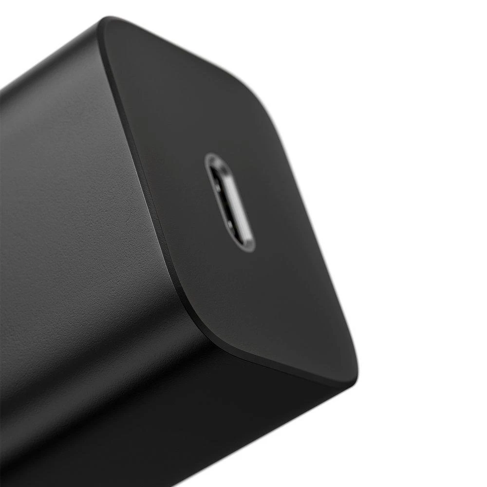 Baseus Sieninis įkroviklis Super Si 20W USB-C QC3.0 PD, juodas