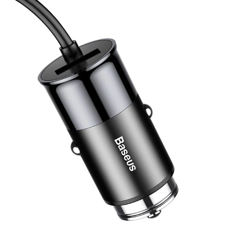 Įkroviklis automobilinis Baseus CCTON-01 (4xUSB 5.5A) juodas