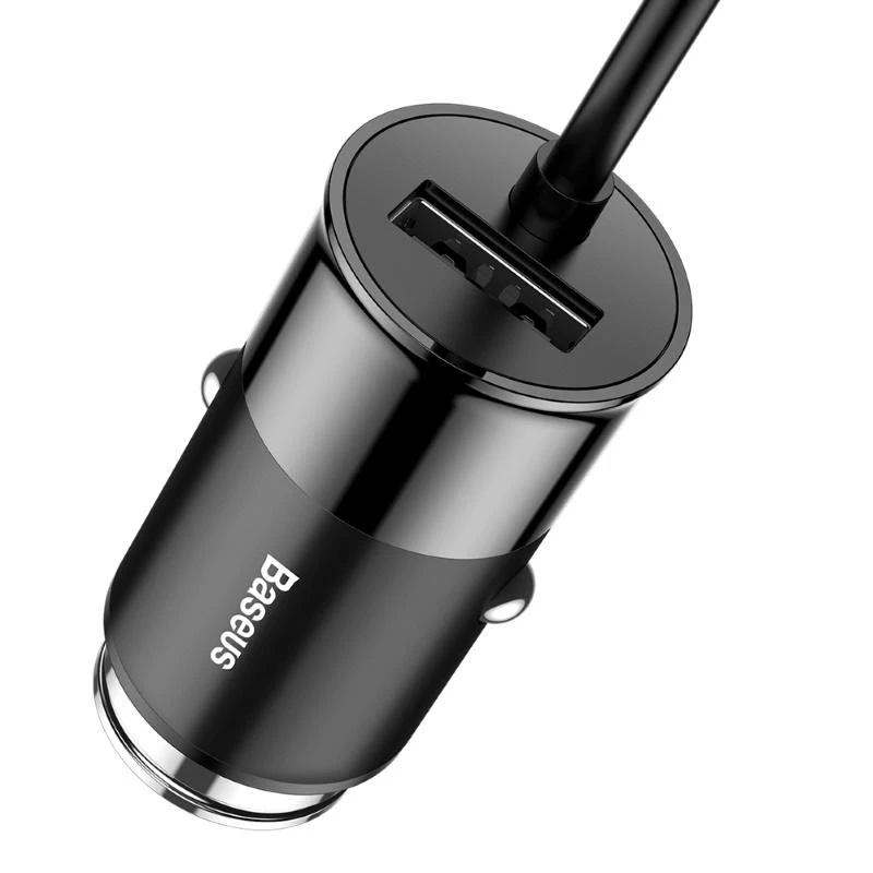 Įkroviklis automobilinis Baseus CCTON-01 (4xUSB 5.5A) juodas