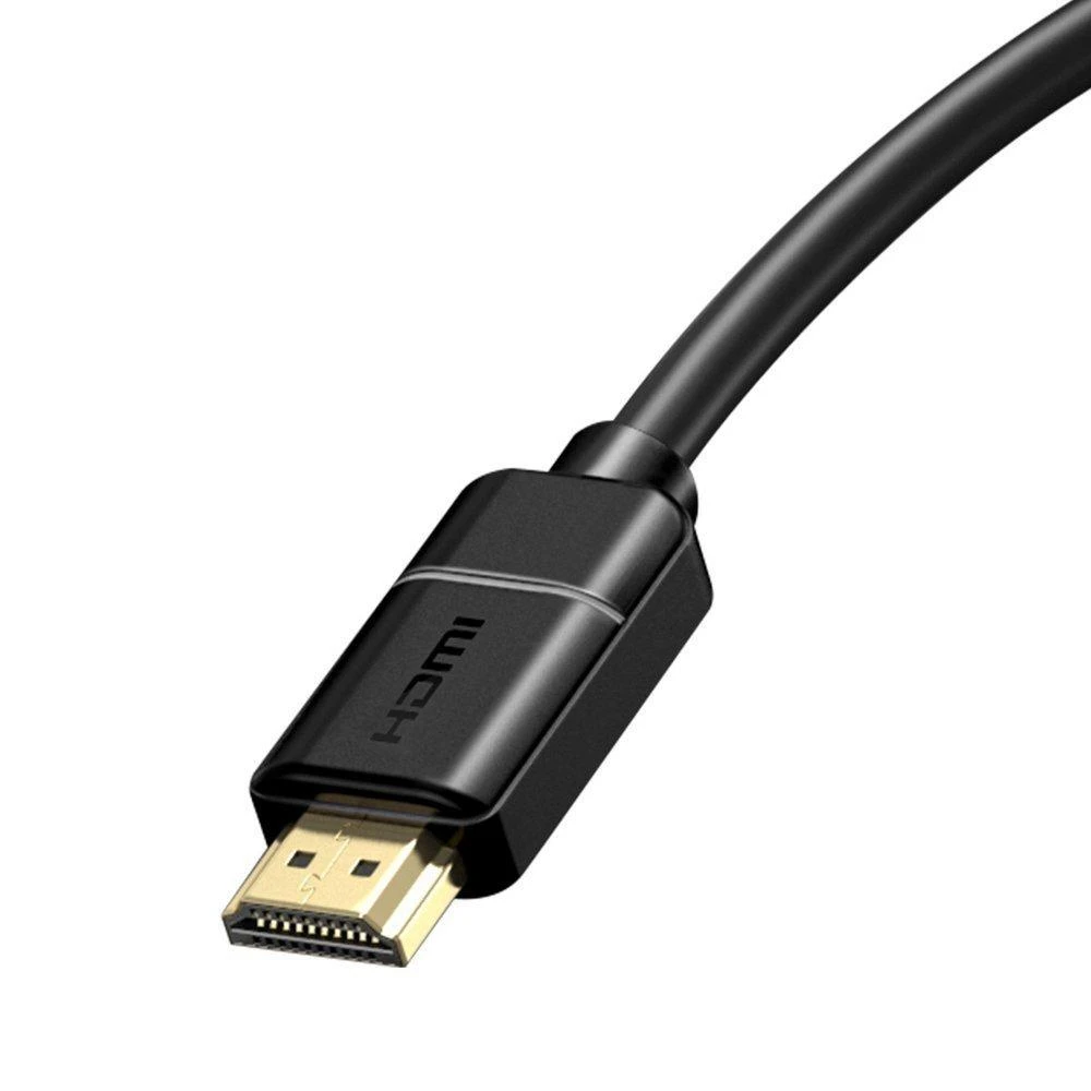Baseus 2x HDMI 2.0 4K 60Hz kabelis 3D HDR 18Gbps 3m - Juodas