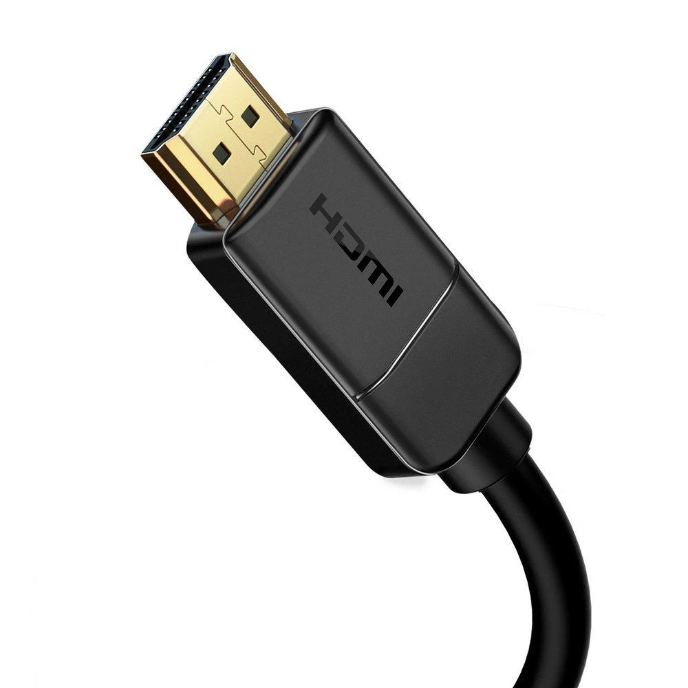 Baseus 2x HDMI 2.0 4K 60Hz kabelis 3D HDR 18Gbps 3m - Juodas