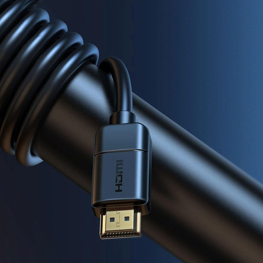 Baseus 2x HDMI 2.0 4K 60Hz kabelis 3D HDR 18Gbps 3m - Juodas