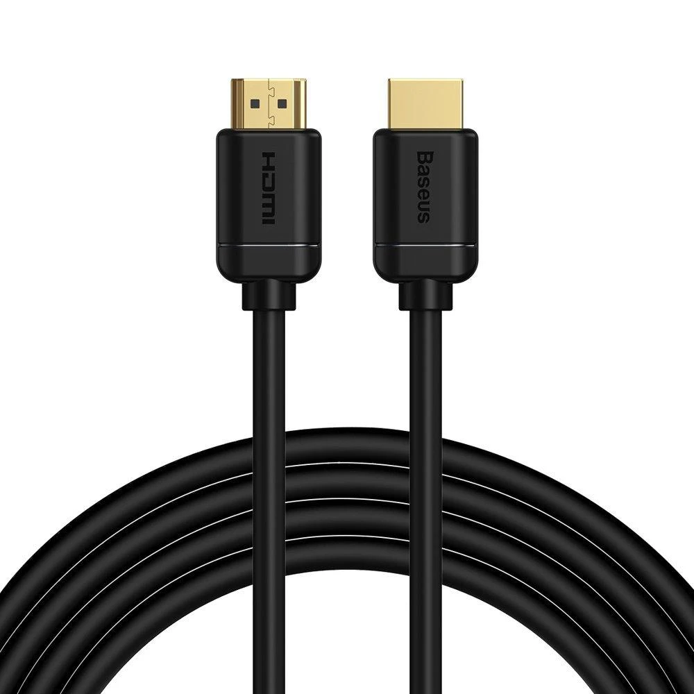 Baseus HDMI - HDMI 2.0 4K 30Hz kabelis 3D HDR 18Gbps 5m Juodas
