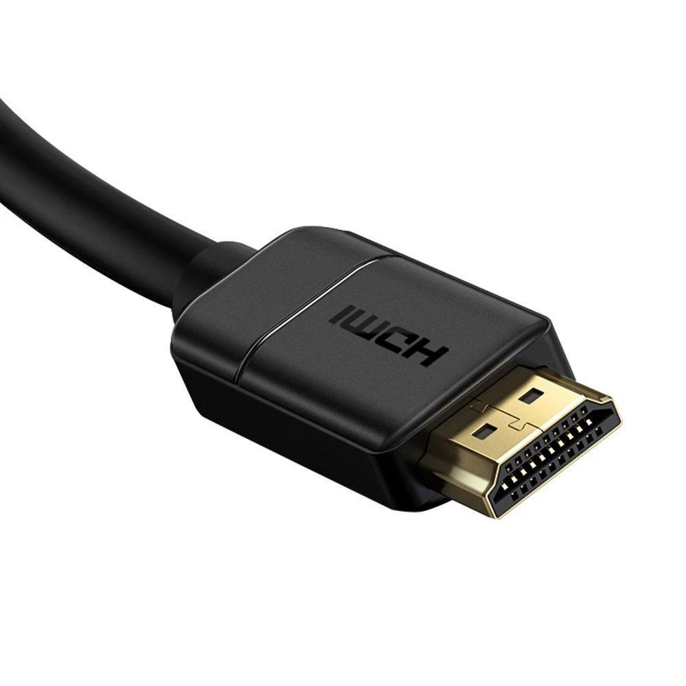 Baseus HDMI - HDMI 2.0 4K 30Hz kabelis 3D HDR 18Gbps 5m Juodas