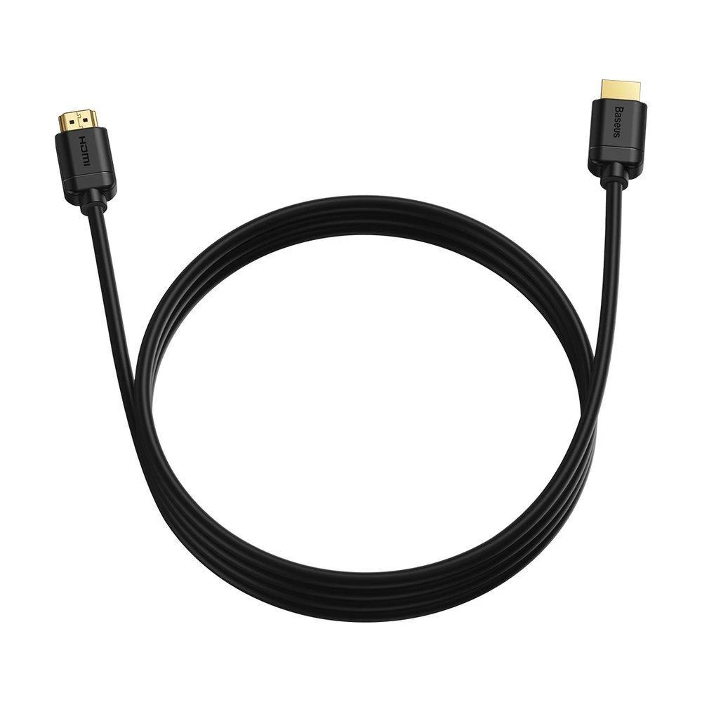 Baseus HDMI - HDMI 2.0 4K 30Hz kabelis 3D HDR 18Gbps 5m Juodas