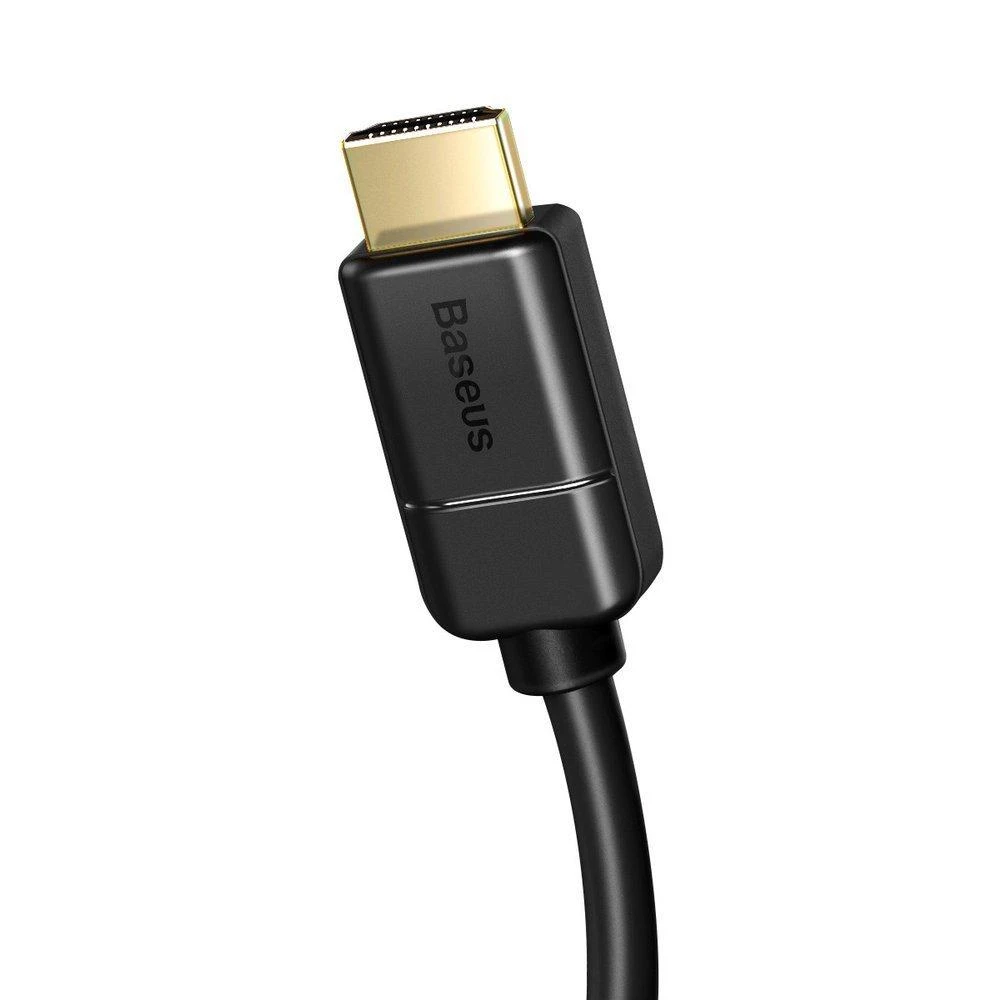 Baseus HDMI - HDMI 2.0 4K 30Hz kabelis 3D HDR 18Gbps 5m Juodas