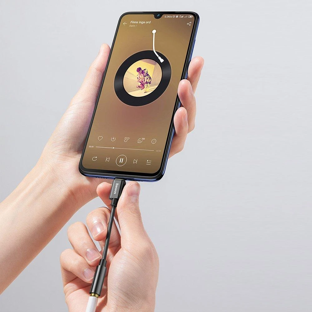 Adapteris USB C kištukas - 3.5mm stereo lizdas BASEUS