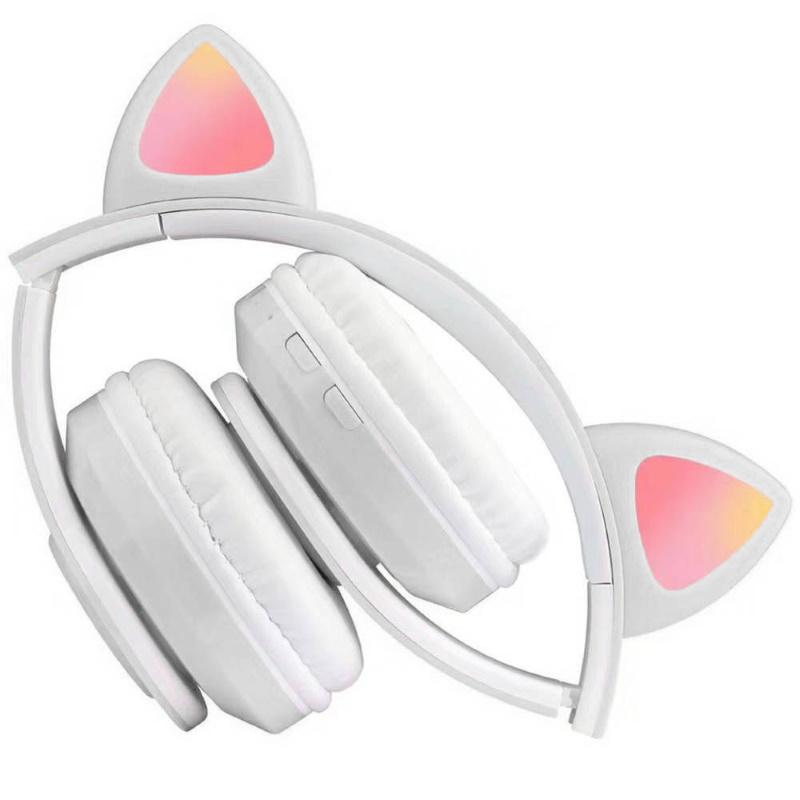 Ausinės Bemi B39 Trokšņu izolējošas bērnu Bluetooth Bezvadu Stereo Austiņas ar FM Radio / MP3 Mico SD ir Zvana funkciju Balta