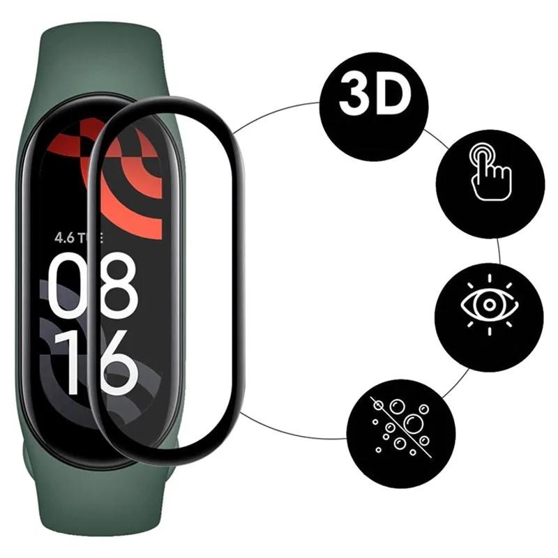iLike Bestsuit 9H Nano Flexible Glass apsauginė plėvelė ekranui Xiaomi Mi Band 7 Skaidri / juoda