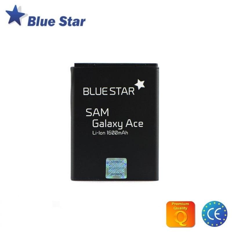 BlueStar Blue Star Mėlynas STAR PREMIUM baterija, skirta SAMSUNG S5830 Galaxy Ace / Galaxy Gio S5670 1600 mAh