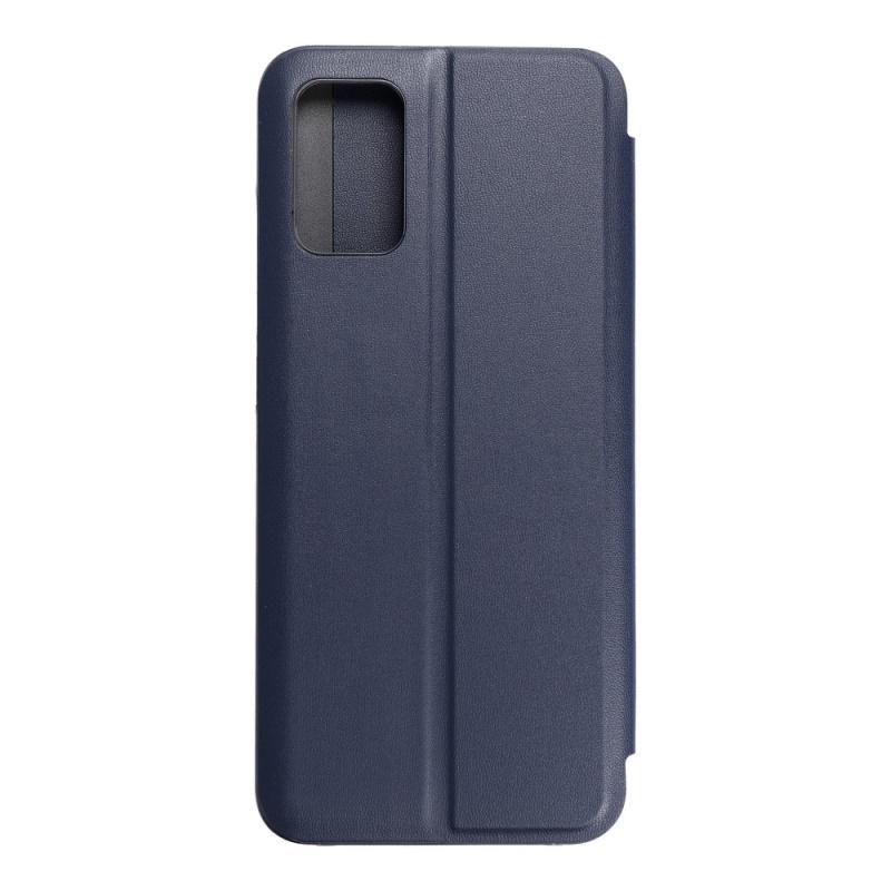 iLike Blun Smart View Premium matinis ekologinės odos magnetinis fiksavimo knygos dėklas Samsung A73 5G (A736B) mėlynas