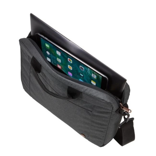Case Logic Atvejo logika | Eros atašė | Tinka iki 15,6" | Messenger - Portfelis | Obsidianas | Pečių dirželis