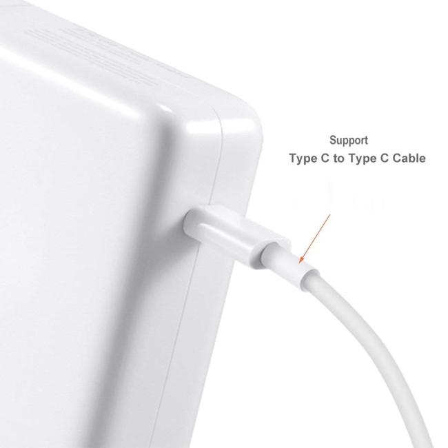 Azo CP Apple 87W USB-C maitinimo adapteris su universaliu C tipo kištuku MacBook Pro 15.4 A1719 MNF82Z/A (OEM)