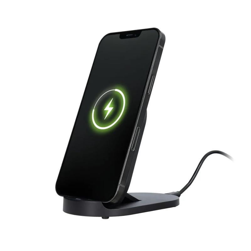 CP X10W 15W Bezvadu Magsafe Qi lādētājs statīvs priekš Telefona un citām ierīcēm Melna