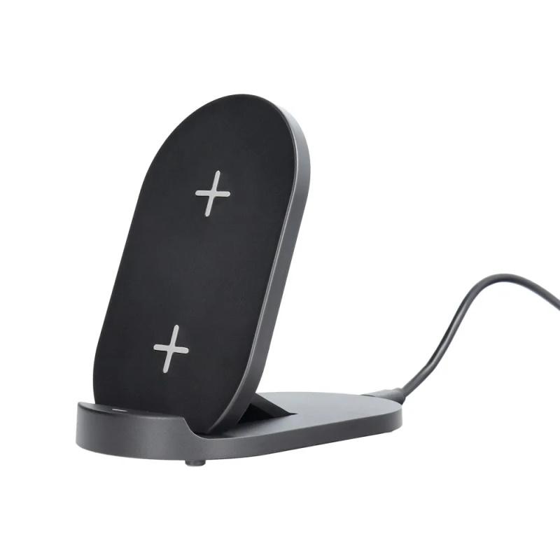 CP X10W 15W Bezvadu Magsafe Qi lādētājs statīvs priekš Telefona un citām ierīcēm Melna