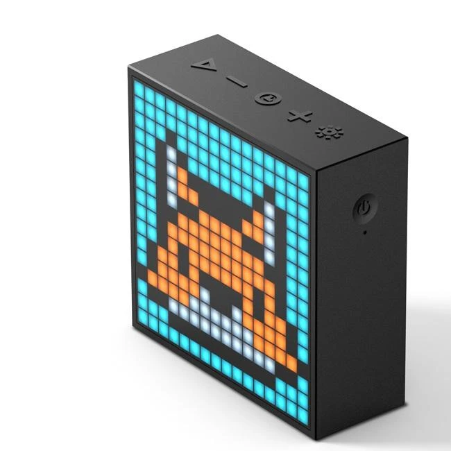 Divoom TimeBox-Evo Pixel Art Smart Bleutooth garsiakalbis, Juodas (Juodas)