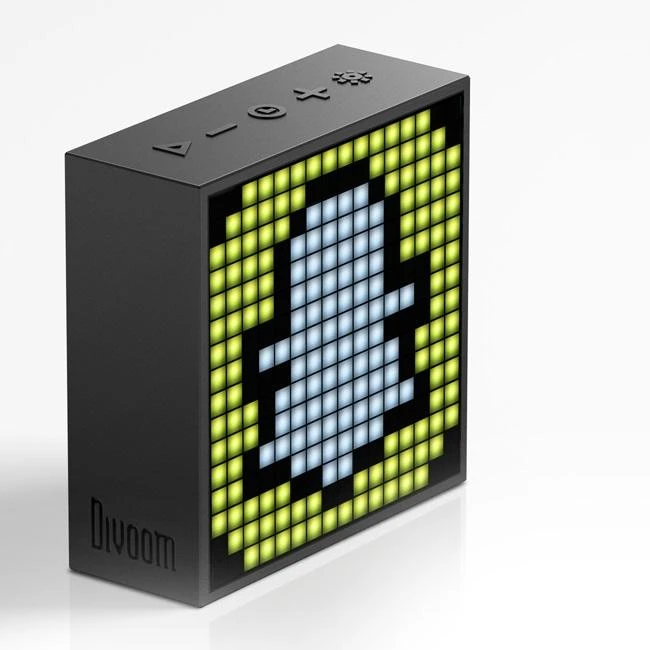 Divoom TimeBox-Evo Pixel Art Smart Bleutooth garsiakalbis, Juodas (Juodas)