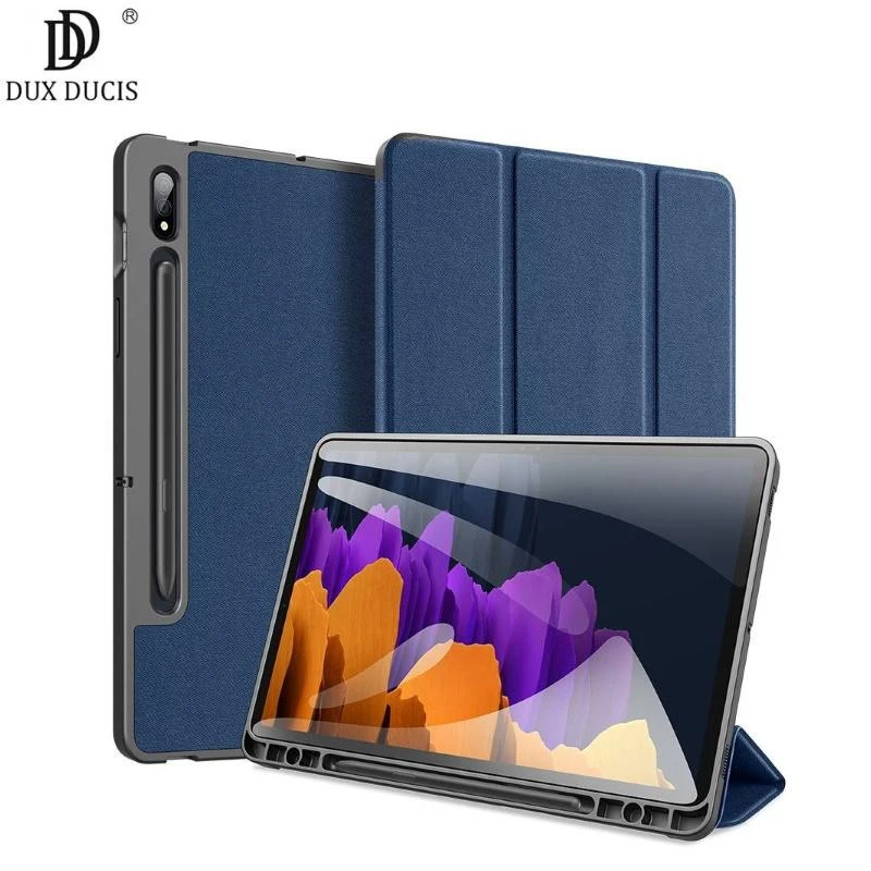 Dėklas Dux Ducis Domo Apple iPad 10.2 2021/iPad 10.2 2020/iPad 10.2 2019 tamsiai mėlynas
