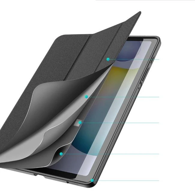 Dėklas Dux Ducis Domo Apple iPad 10.2 2021/iPad 10.2 2020/iPad 10.2 2019 juodas