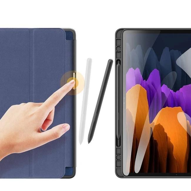 Dėklas Dux Ducis Domo Apple iPad 10.2 2021/iPad 10.2 2020/iPad 10.2 2019 tamsiai mėlynas