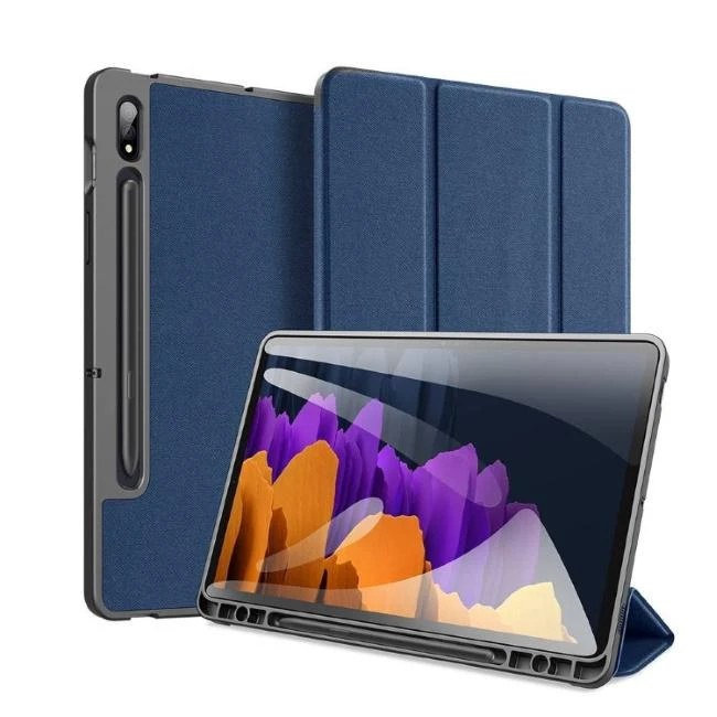 Dėklas Dux Ducis Domo Apple iPad 10.2 2021/iPad 10.2 2020/iPad 10.2 2019 tamsiai mėlynas