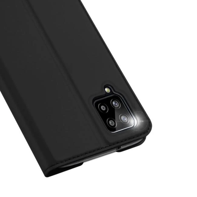 Dux Ducis Skin Pro dėklas skirtas Samsung A125 A12/M127 M12, juodas
