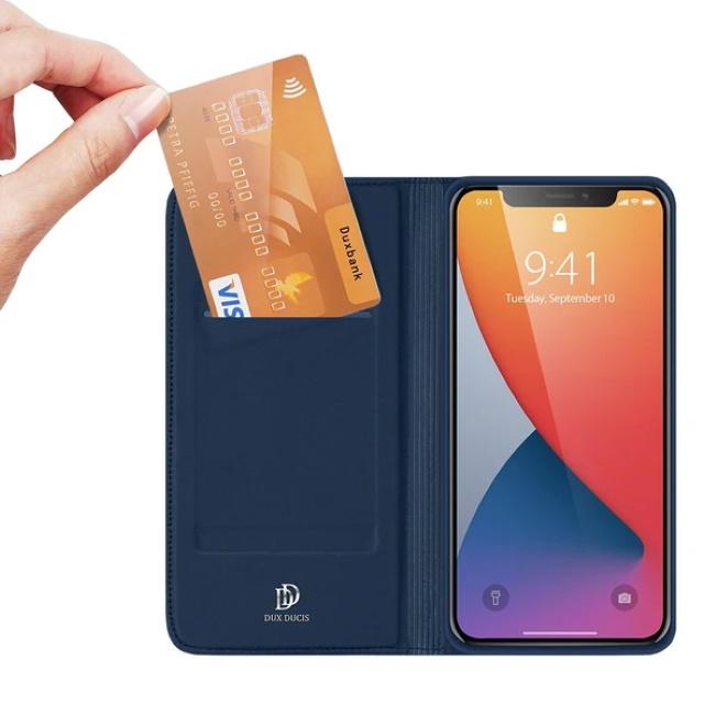 Dux Ducis Skin Pro dėklas skirtas Apple iPhone 12 Pro Max, mėlynas