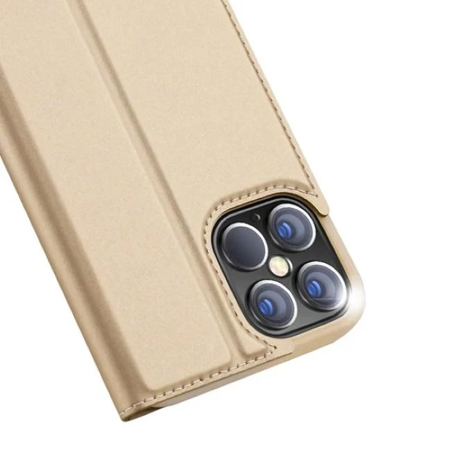 Dux Ducis Skin Pro dėklas skirtas Apple iPhone 12 Pro Max, auksinis